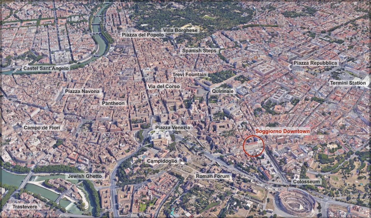Soggiorno Downtown Roma Esterno foto